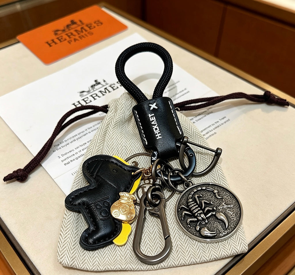 Hermès Black Horse and H Disc Keychain - album image 6