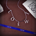 Loewe Silver-Tone Spaced Letter Jewelry - product image 1