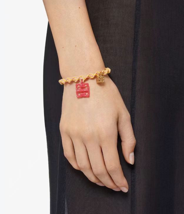Givenchy Turquoise Cord 4G Charm Bracelet - product image 3