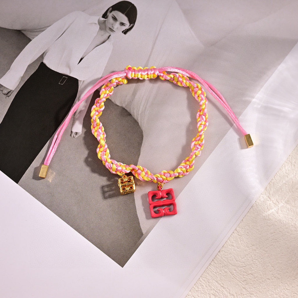 Givenchy Turquoise Cord 4G Charm Bracelet - product image 8