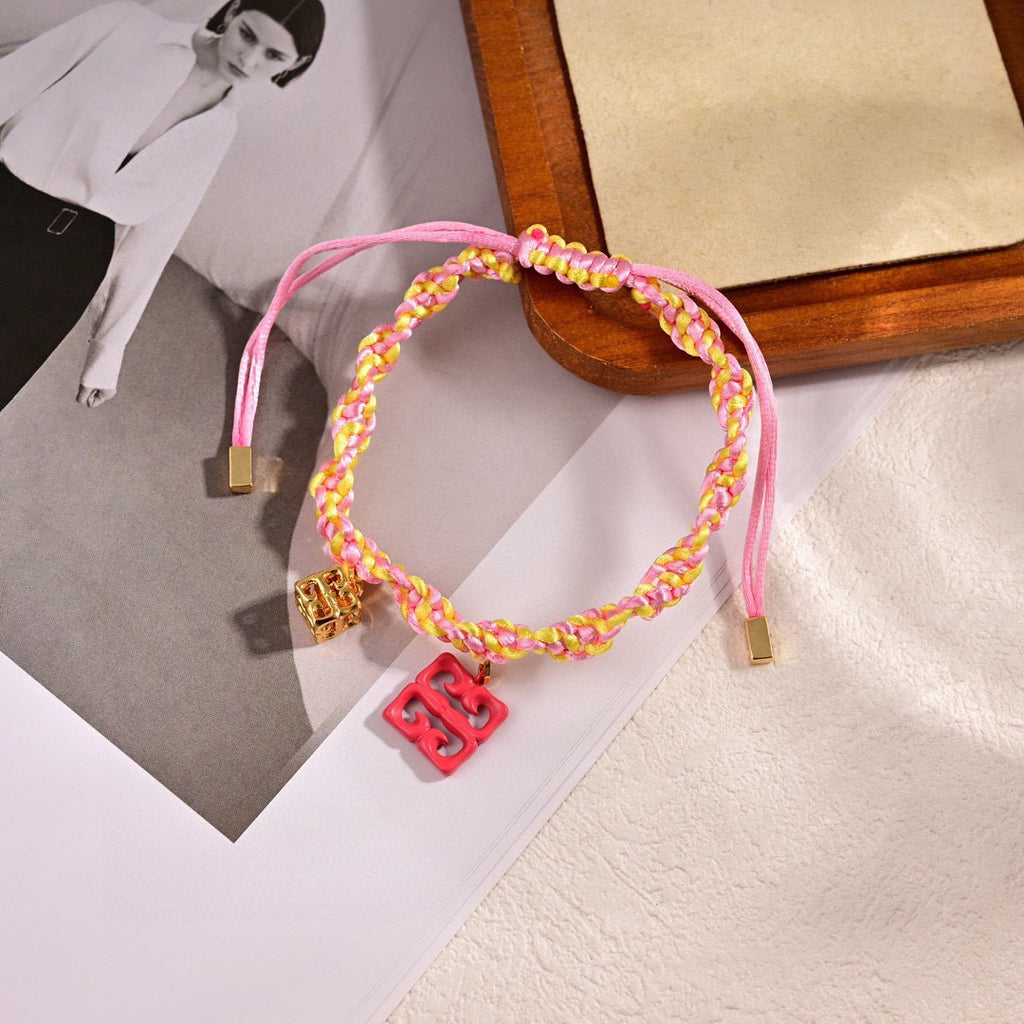 Givenchy Turquoise Cord 4G Charm Bracelet - product image 5