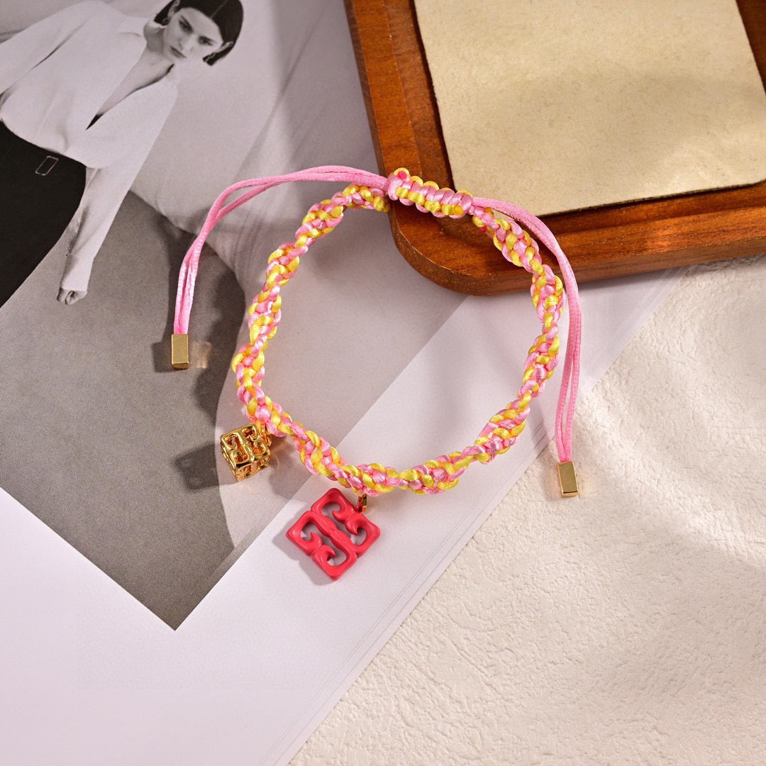 Givenchy Turquoise Cord 4G Charm Bracelet - product image 5