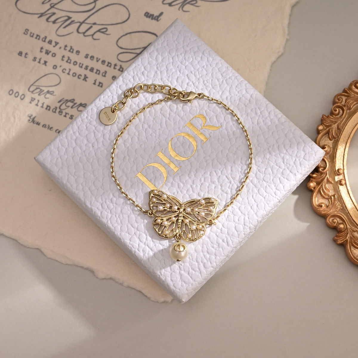Dior Bow Charm Chain Bracelet - product image 17