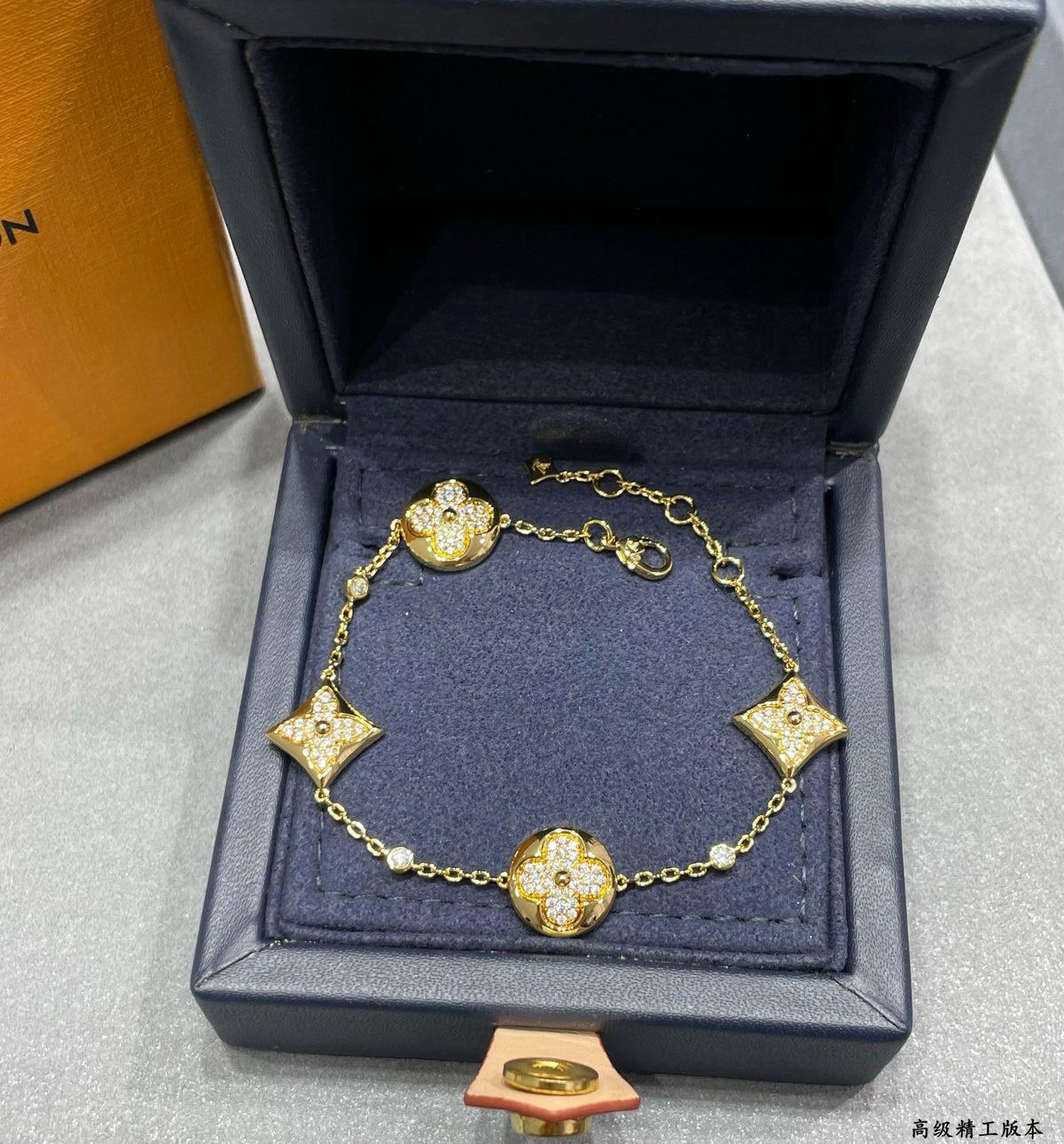 Louis Vuitton Four-Flower Crystal Accent Bracelet - album image 4