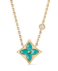Louis Vuitton Amazonite Monogram Necklace - album image 1