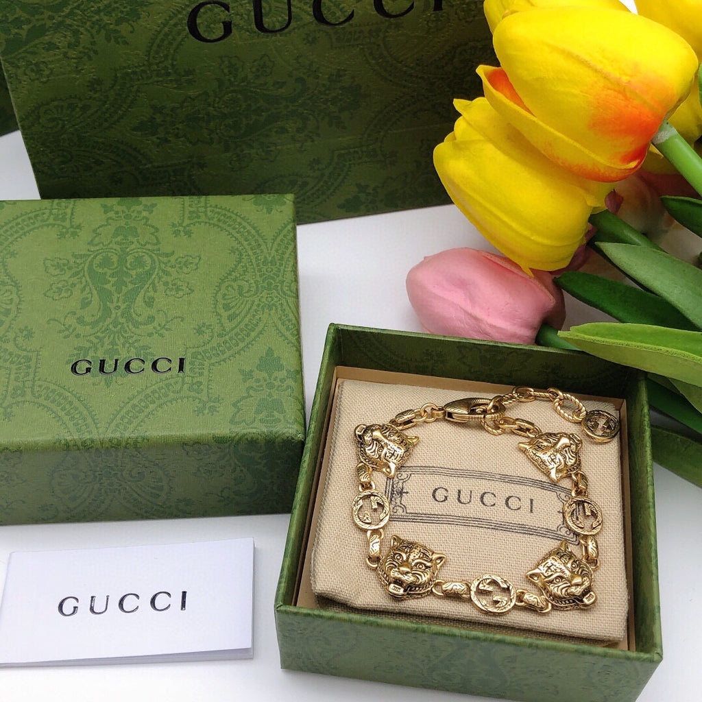 Gucci Interlocking G Tiger Head Bracelet - album image 3
