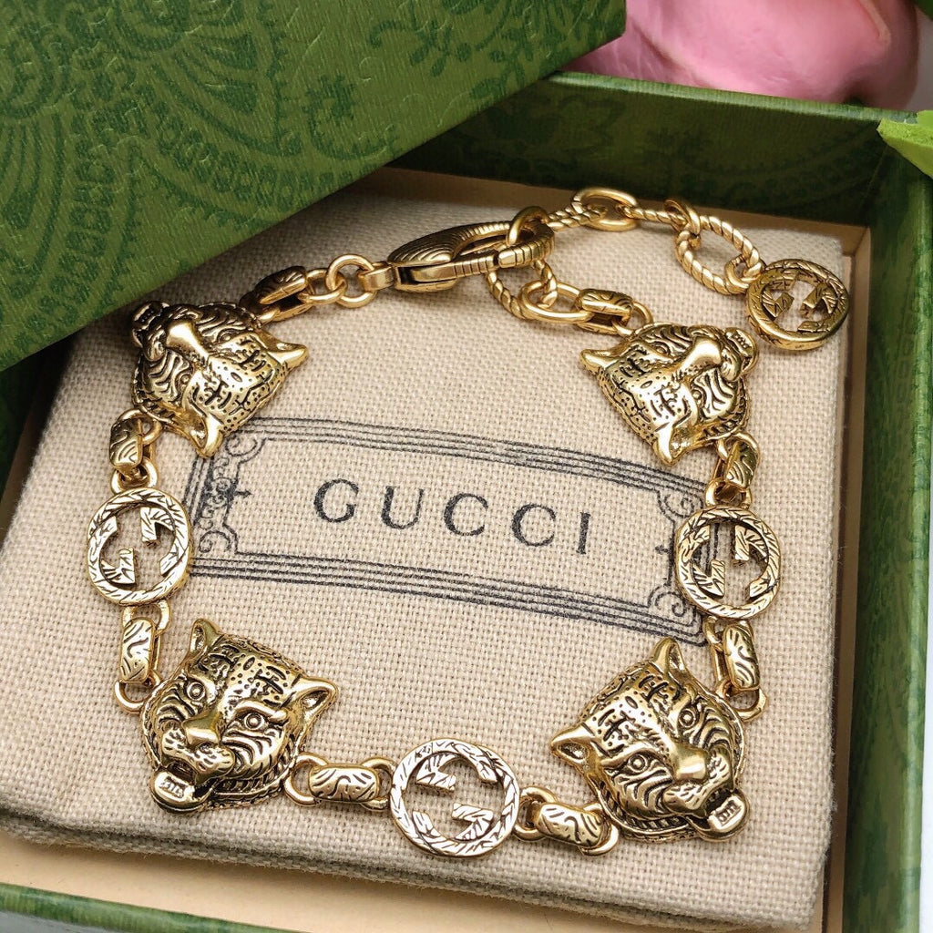 Gucci Interlocking G Tiger Head Bracelet - album image 2