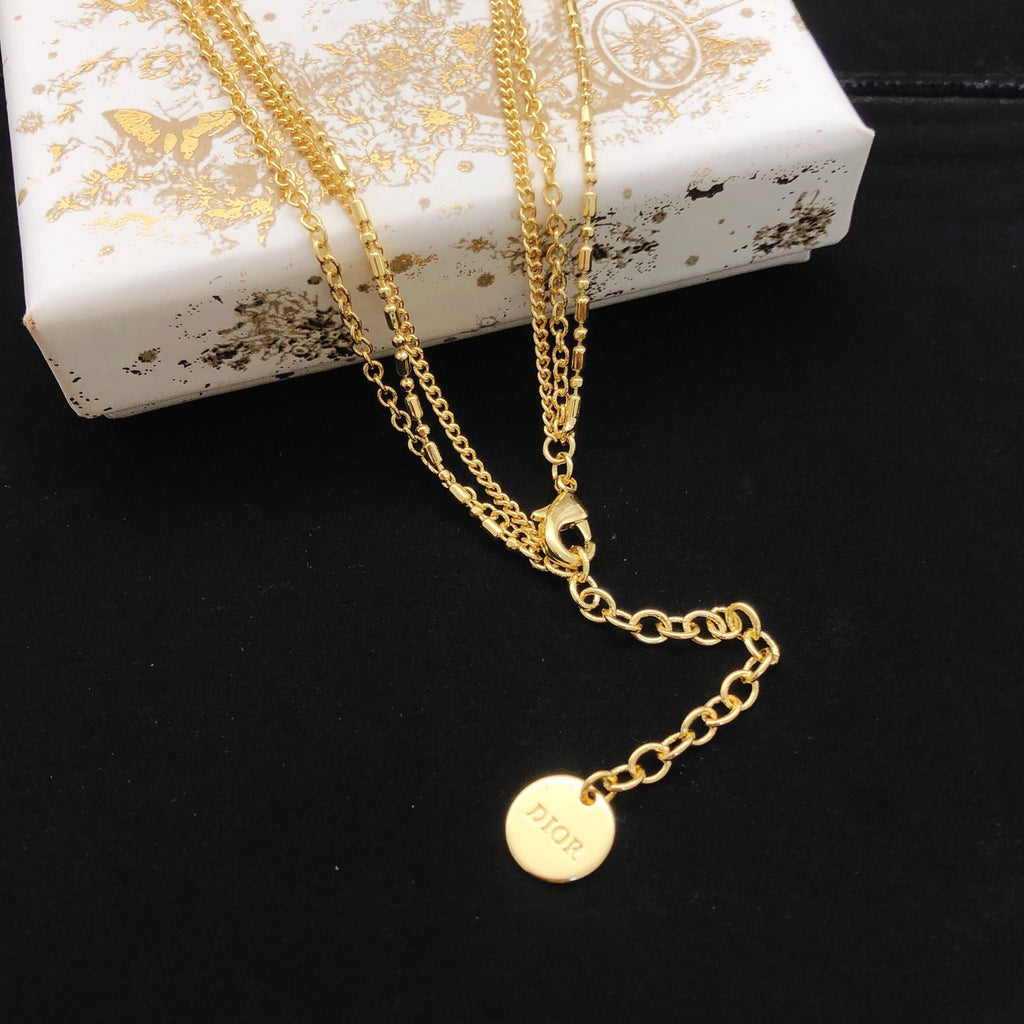 Dior Layered CD Pearl-Look Pendant Necklace - product image 2