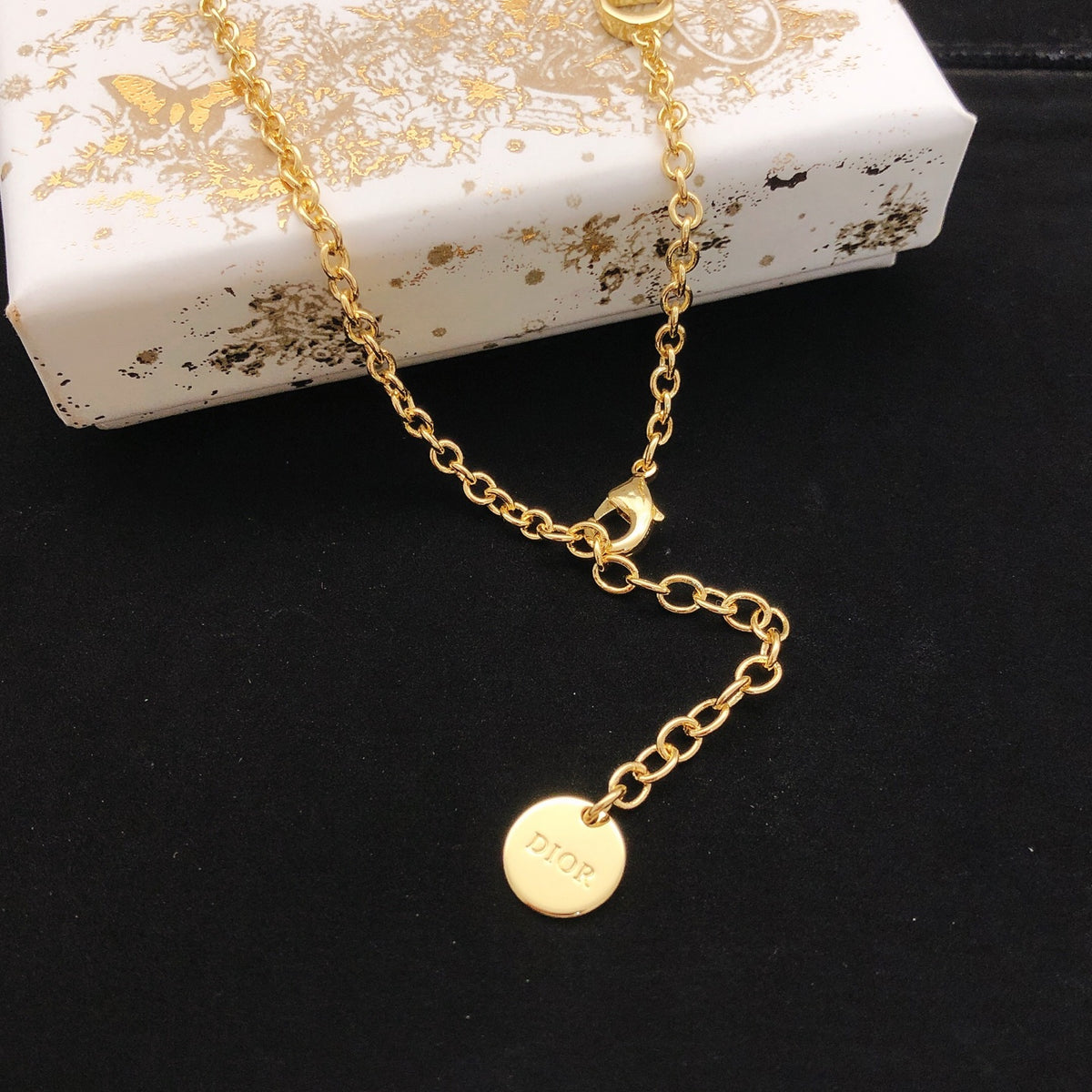 Dior Butterfly Layered Long Necklace - product image 9