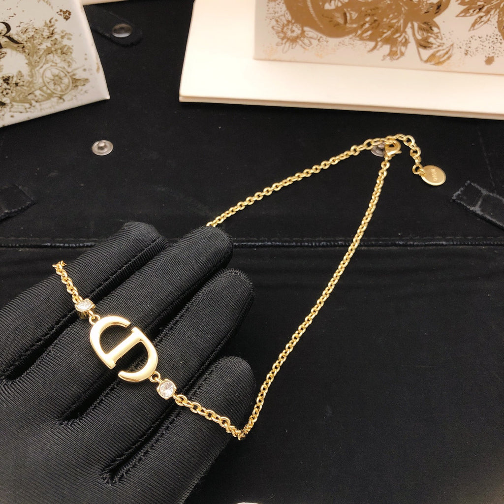 Dior Gold-Tone Short CD Chain Necklace - product image 4