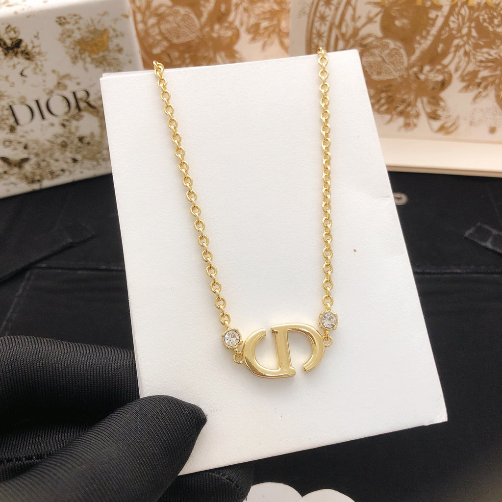 Dior Gold-Tone Short CD Chain Necklace - product image 5