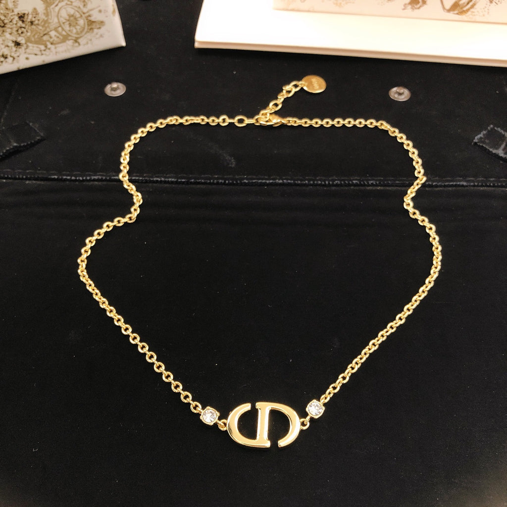 Dior Gold-Tone Short CD Chain Necklace - product image 3
