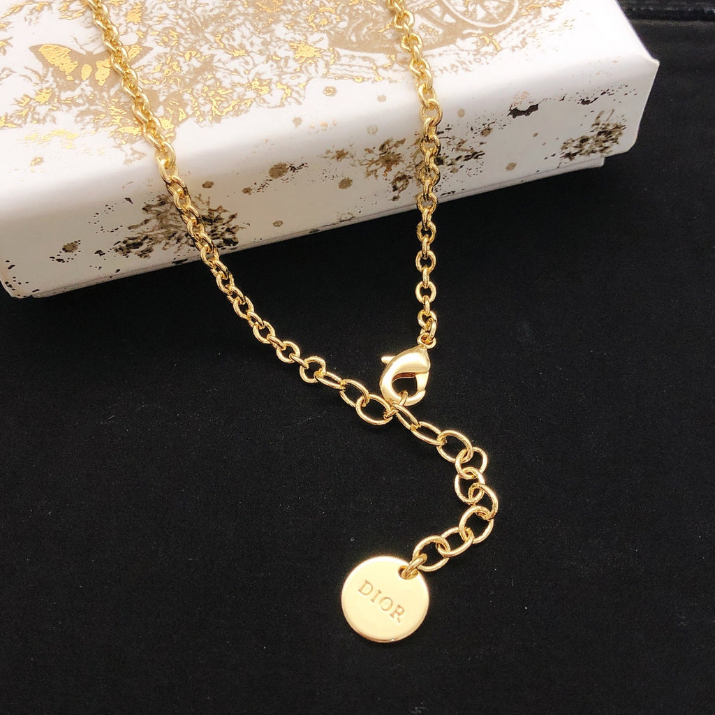 Dior Gold-Tone Short CD Chain Necklace - product image 2