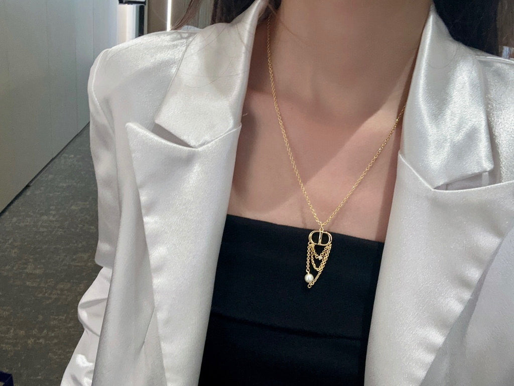 Dior CD Link Drop Necklace - product image 6