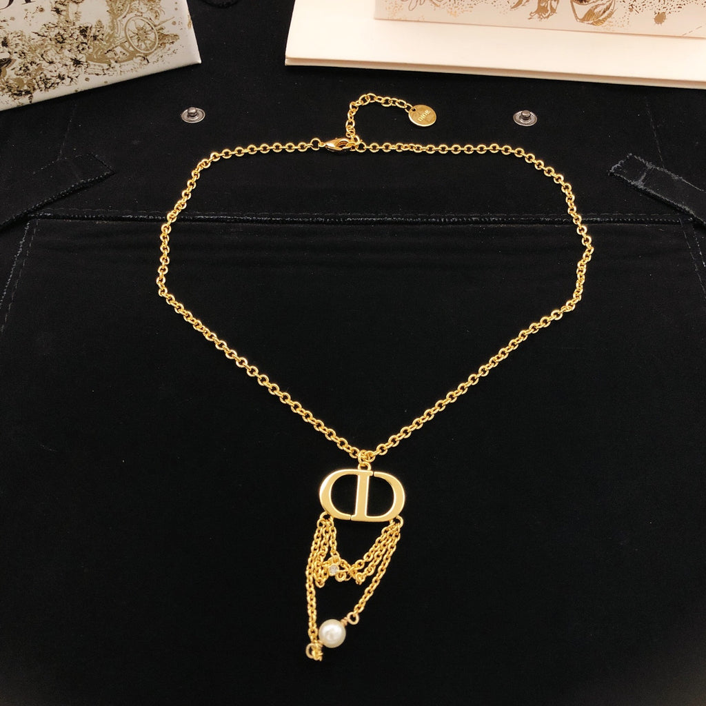 Dior CD Link Drop Necklace - product image 4