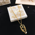 Dior CD Link Drop Necklace - product image 1
