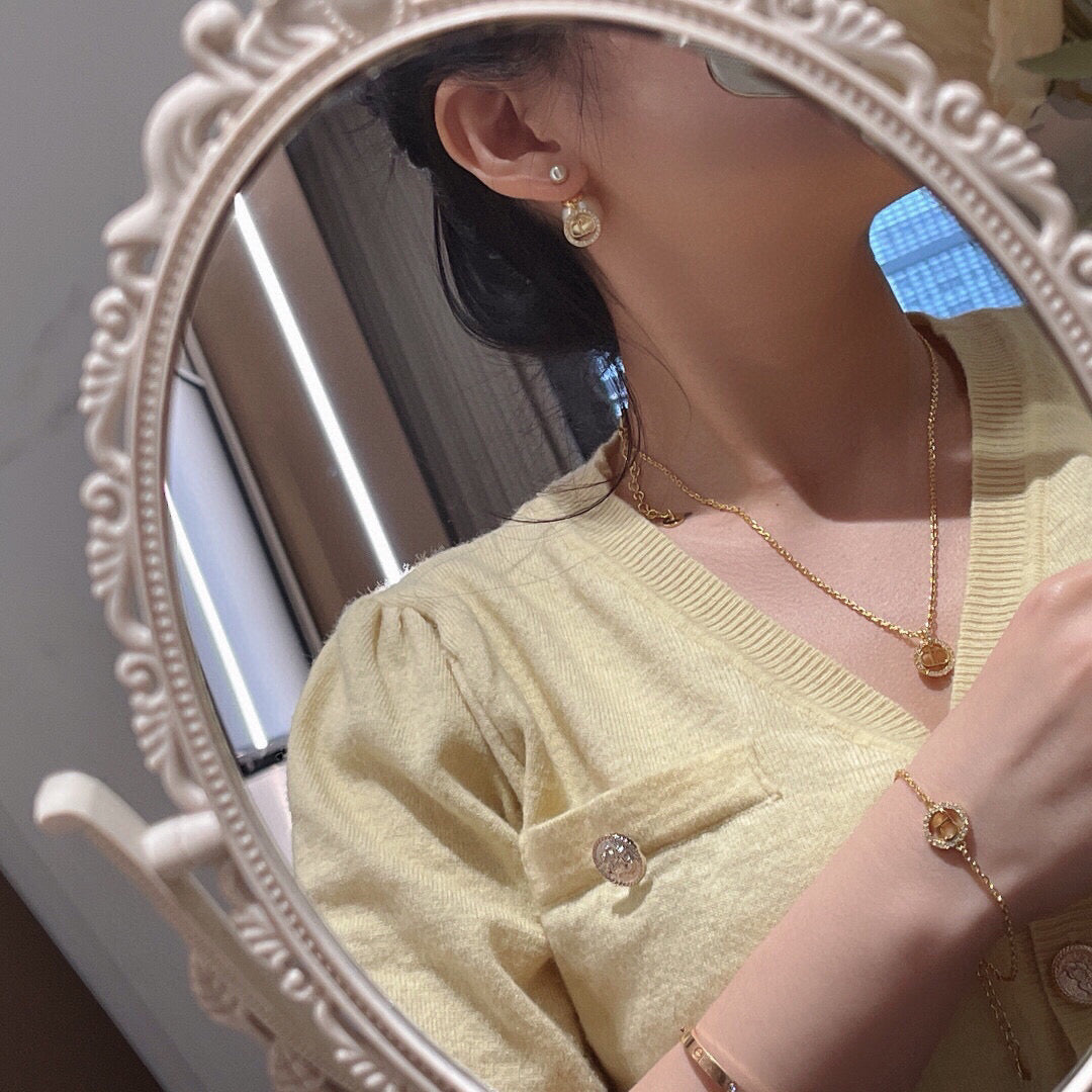 Dior Circular Monogram Fine Necklace - product image 7