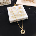Dior Circular Monogram Fine Necklace - product image 1