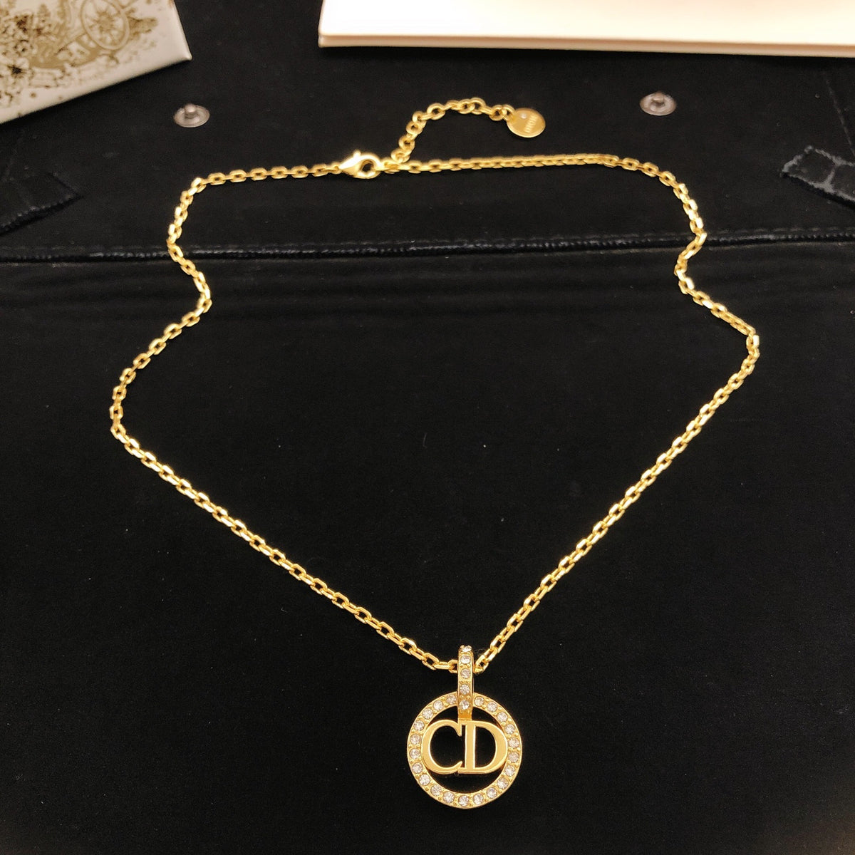 Dior Circular Monogram Fine Necklace - product image 4