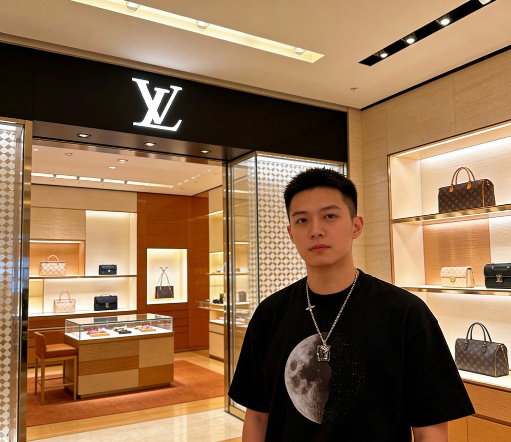 Louis Vuitton Silver-Tone Antiqued Chain Necklace - album image 8