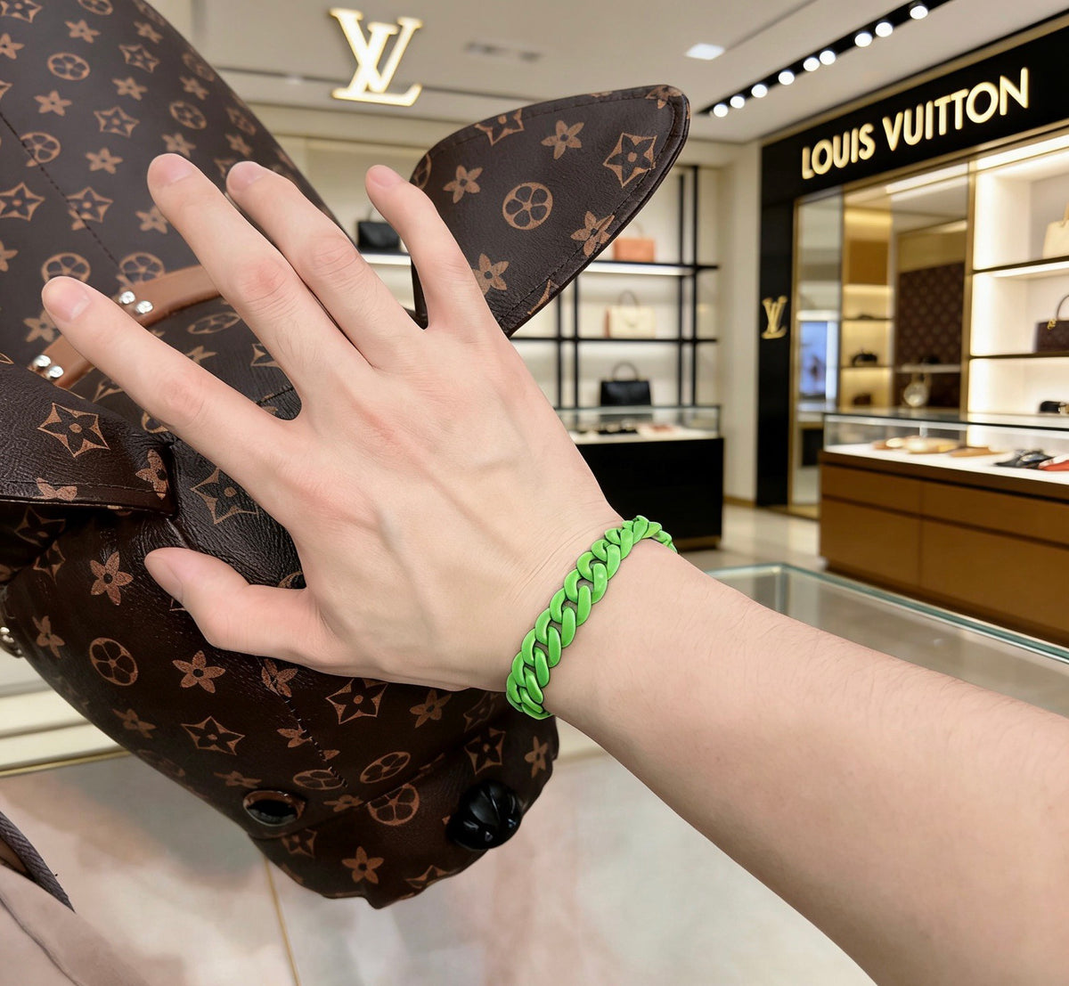 Louis Vuitton Cuban Link Chain Bracelet - album image 6