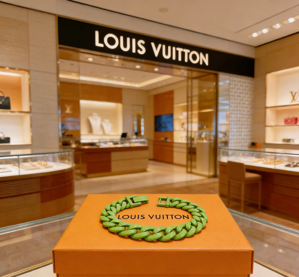 Louis Vuitton Cuban Link Chain Bracelet - album image 5