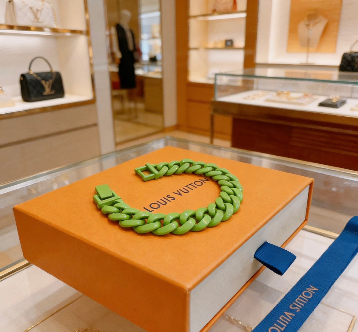 Louis Vuitton Cuban Link Chain Bracelet - album image 4