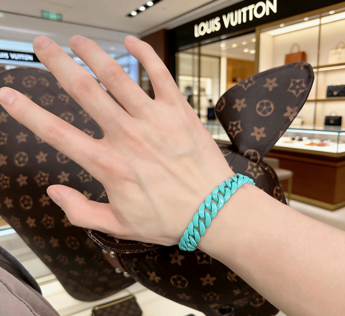 Louis Vuitton Cuban Link Chain Bracelet - album image 8