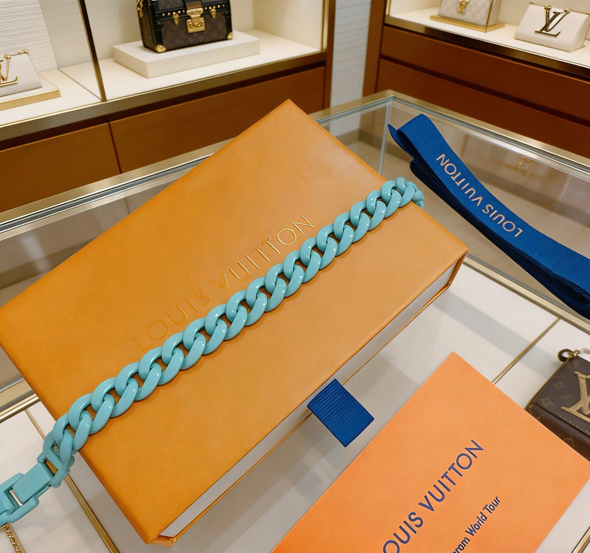 Louis Vuitton Cuban Link Chain Bracelet - album image 7