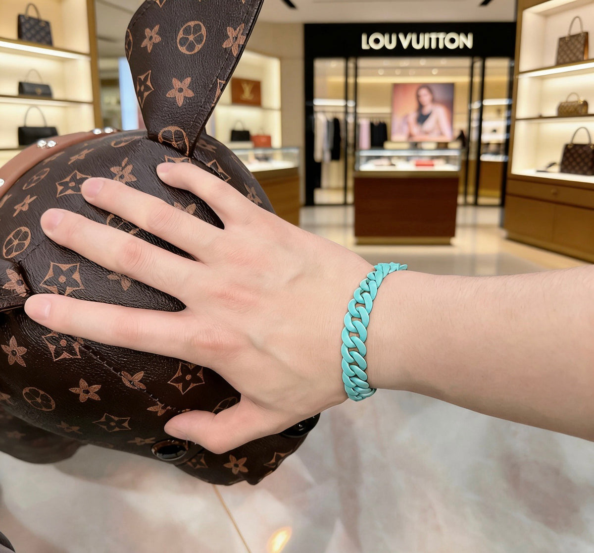 Louis Vuitton Cuban Link Chain Bracelet - album image 6