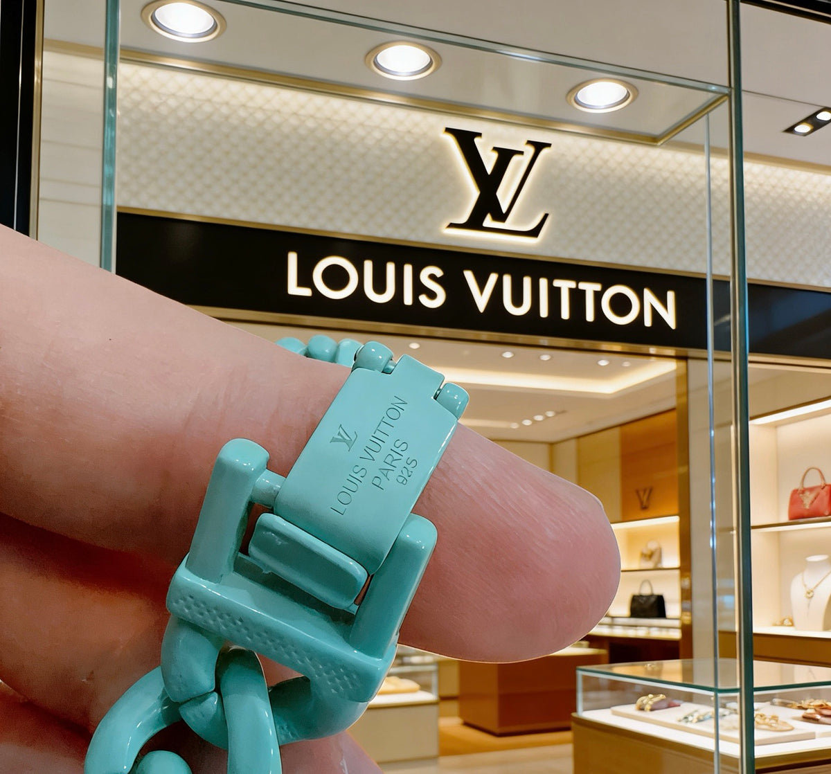 Louis Vuitton Cuban Link Chain Bracelet - album image 5