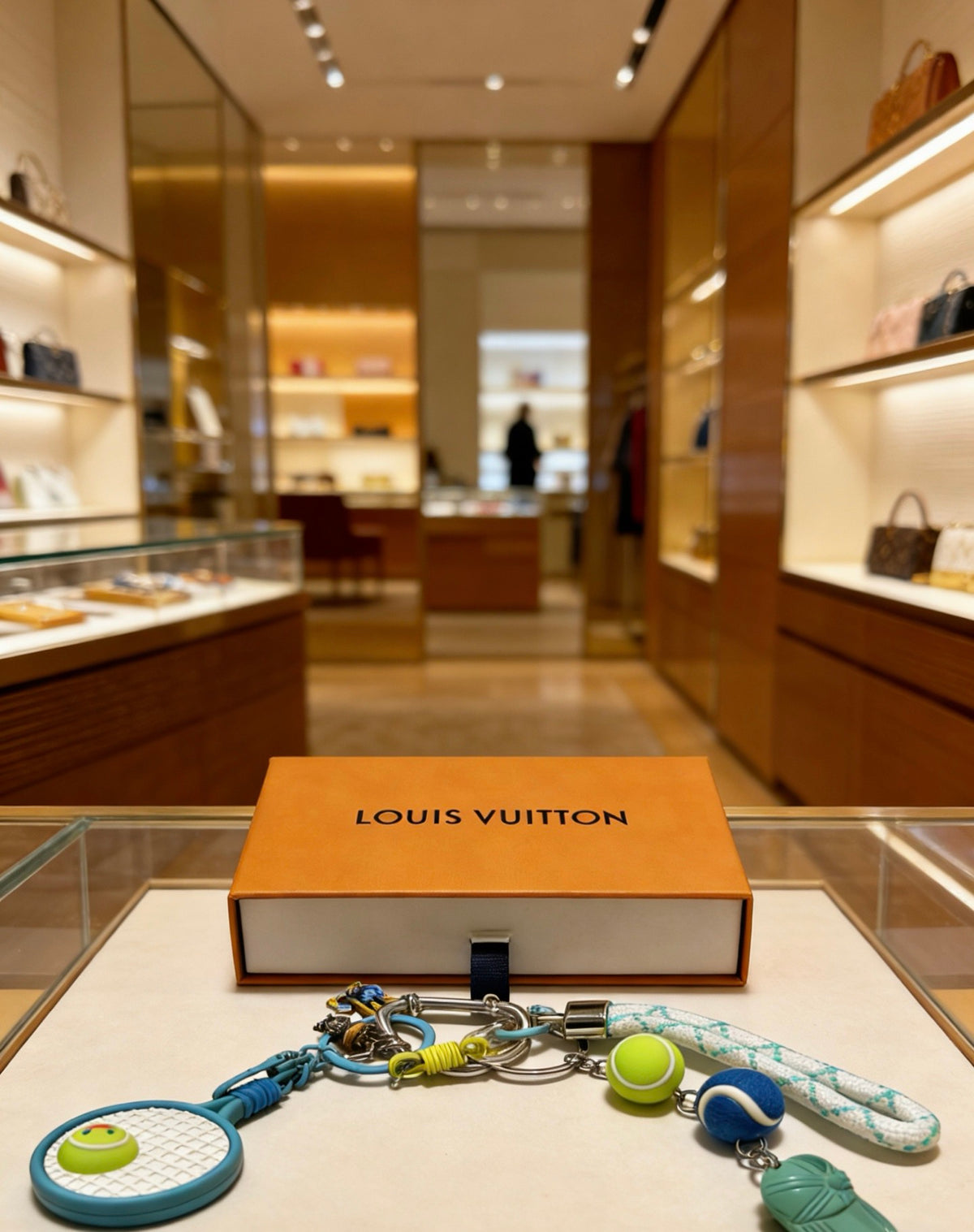 Louis Vuitton Green and Blue Character Bag Charm - album image 6
