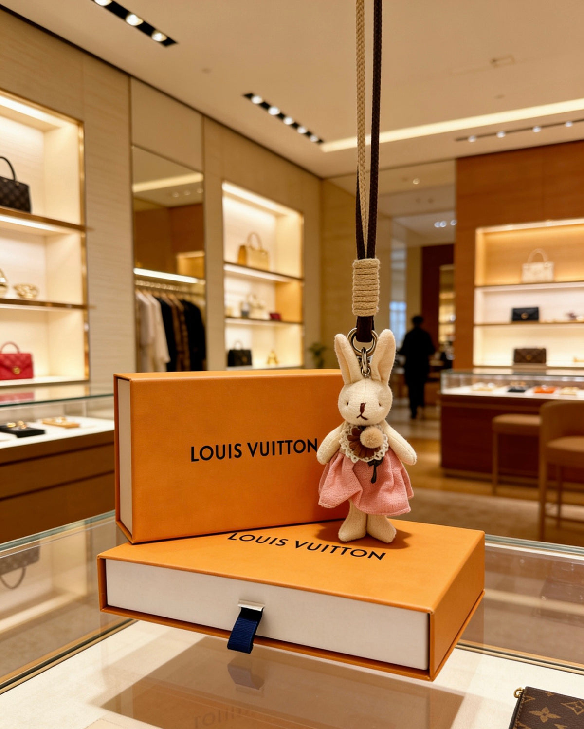 Louis Vuitton Pink Long Strap Bag Charm - album image 4