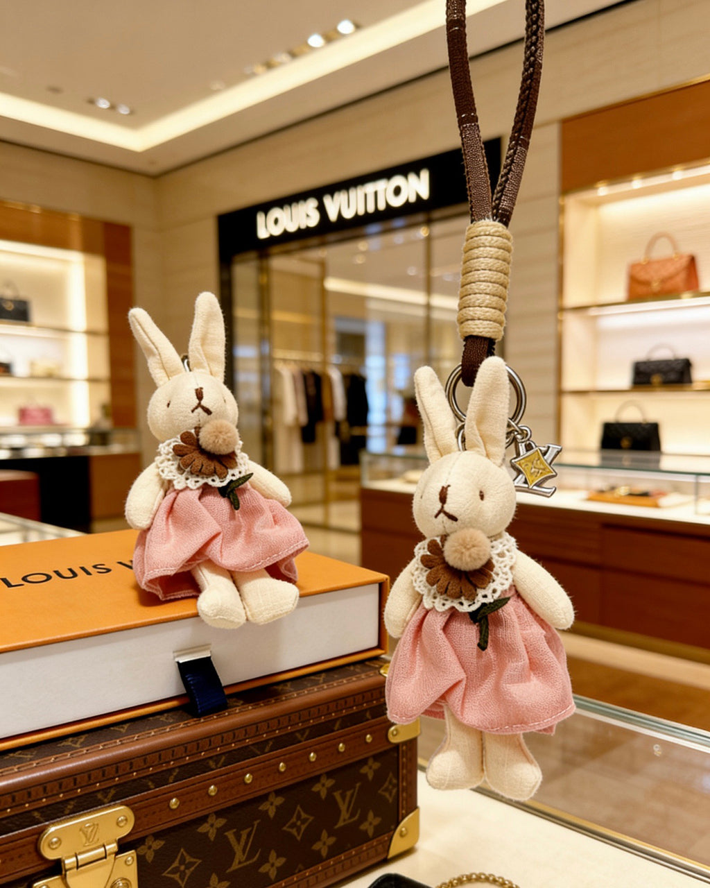 Louis Vuitton Pink Long Strap Bag Charm - album image 2