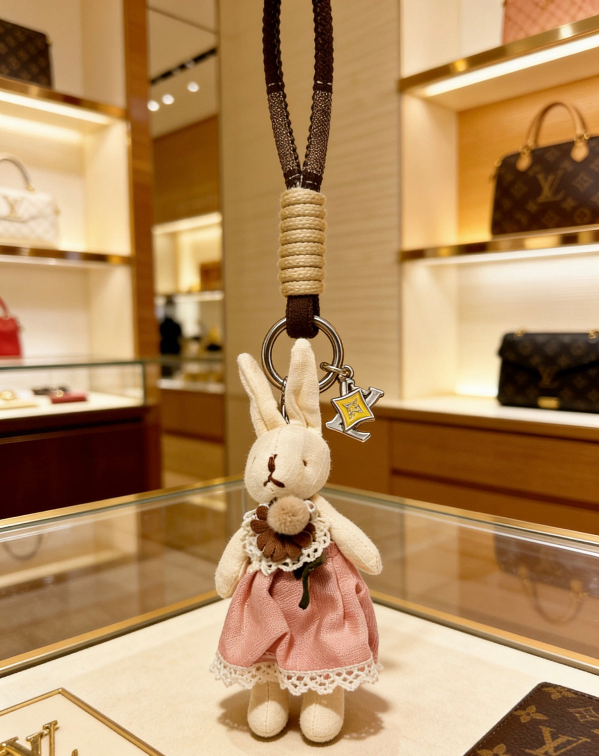 Louis Vuitton Pink Long Strap Bag Charm - album image 3