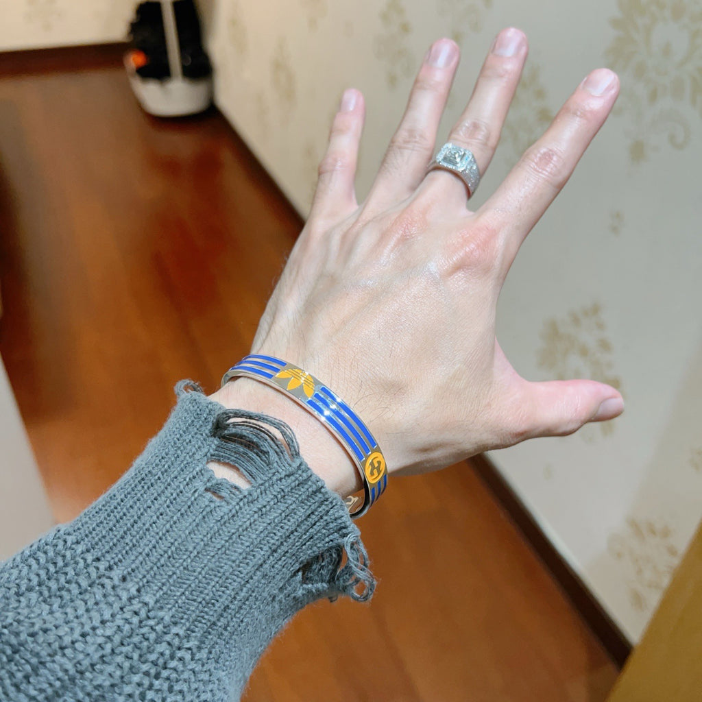 Gucci Anger Forest Interlocking G Antiqued Bangle - album image 6