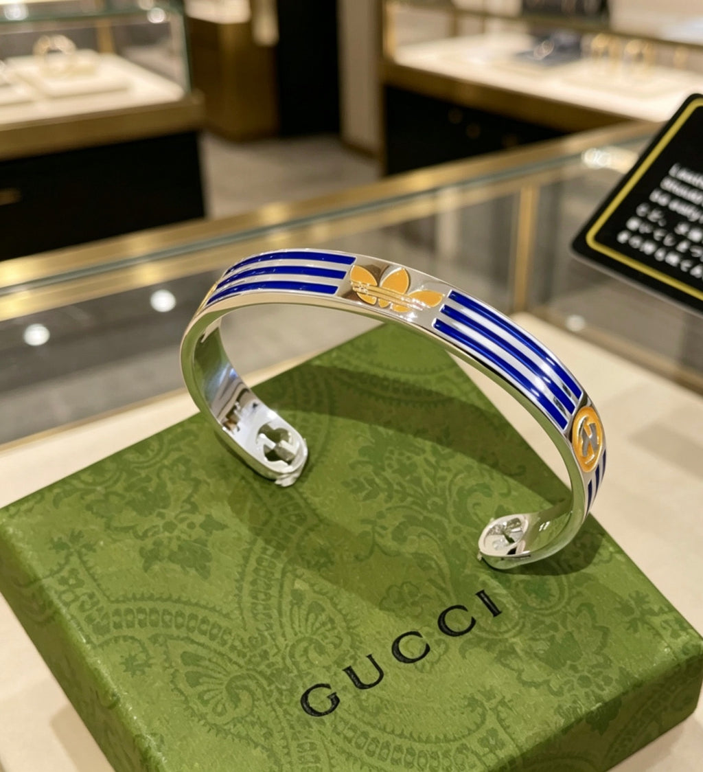 Gucci Anger Forest Interlocking G Antiqued Bangle - album image 4