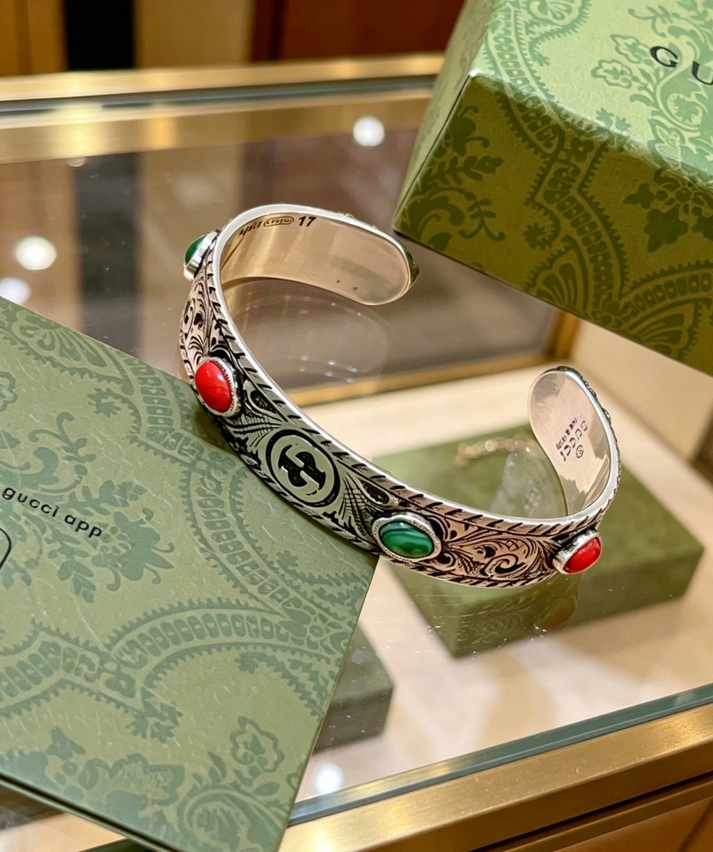 Gucci Anger Forest Interlocking G Bangle - album image 2
