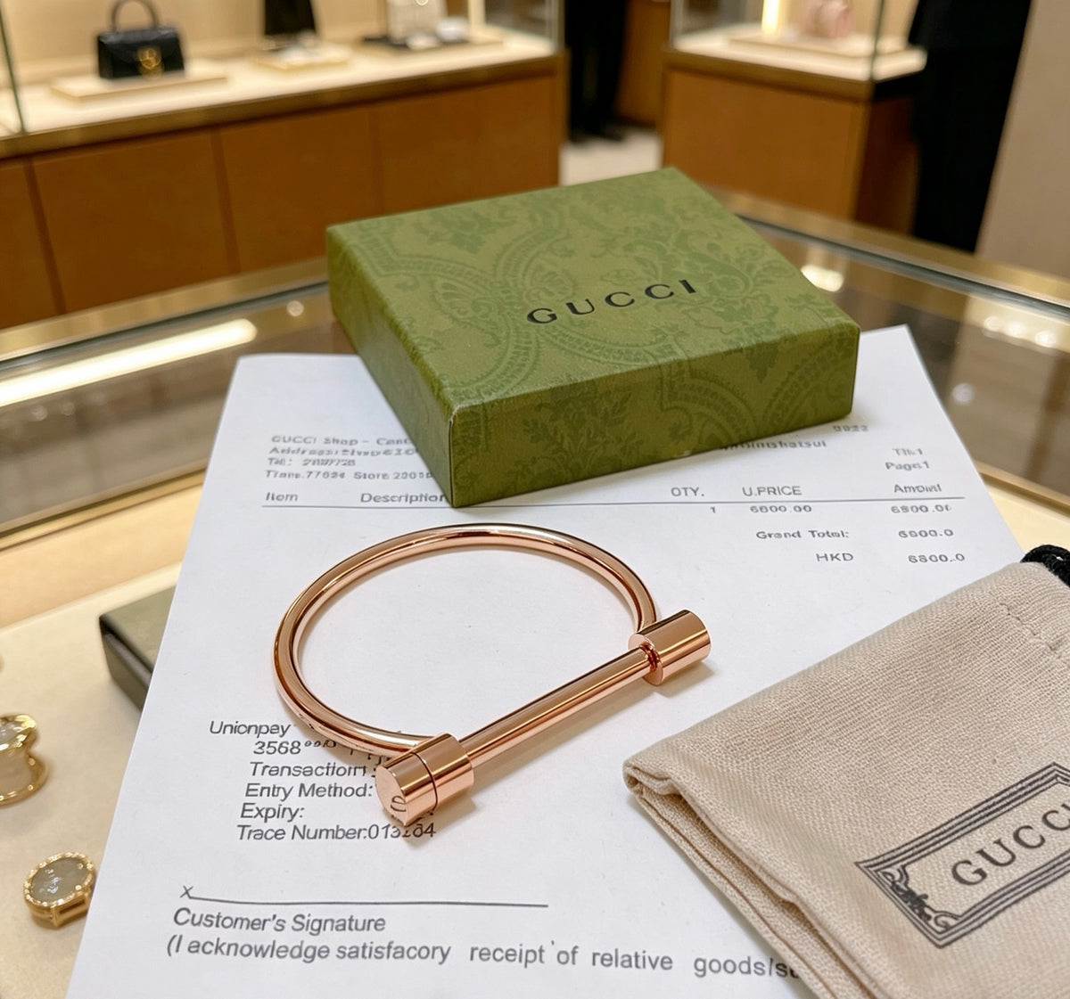 Gucci Anger Forest Interlocking G Antique Silver-Tone Silver-Tone Antiqued Bangle - album image 8