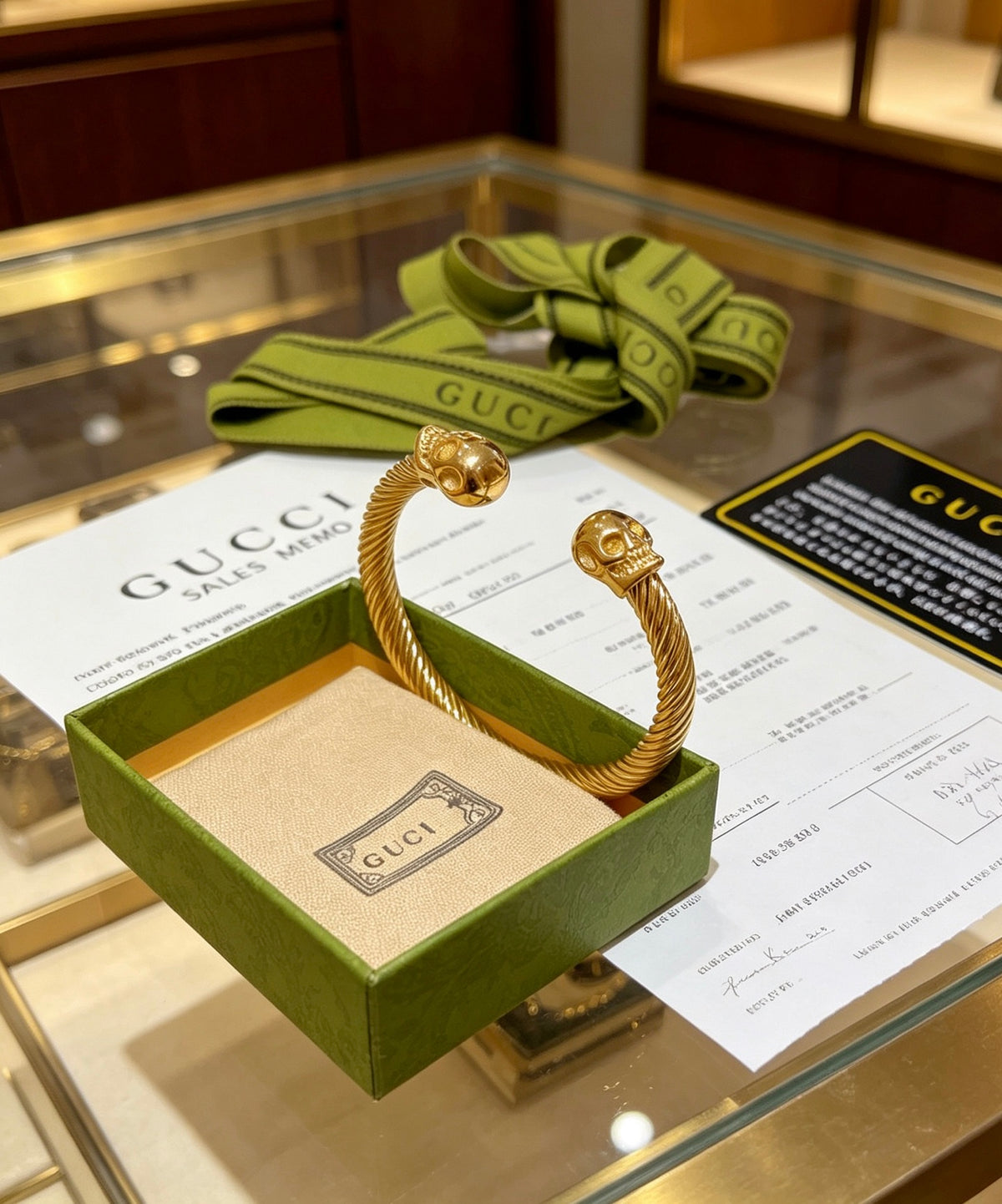 Gucci Anger Forest Interlocking G Antiqued Bangle - album image 4