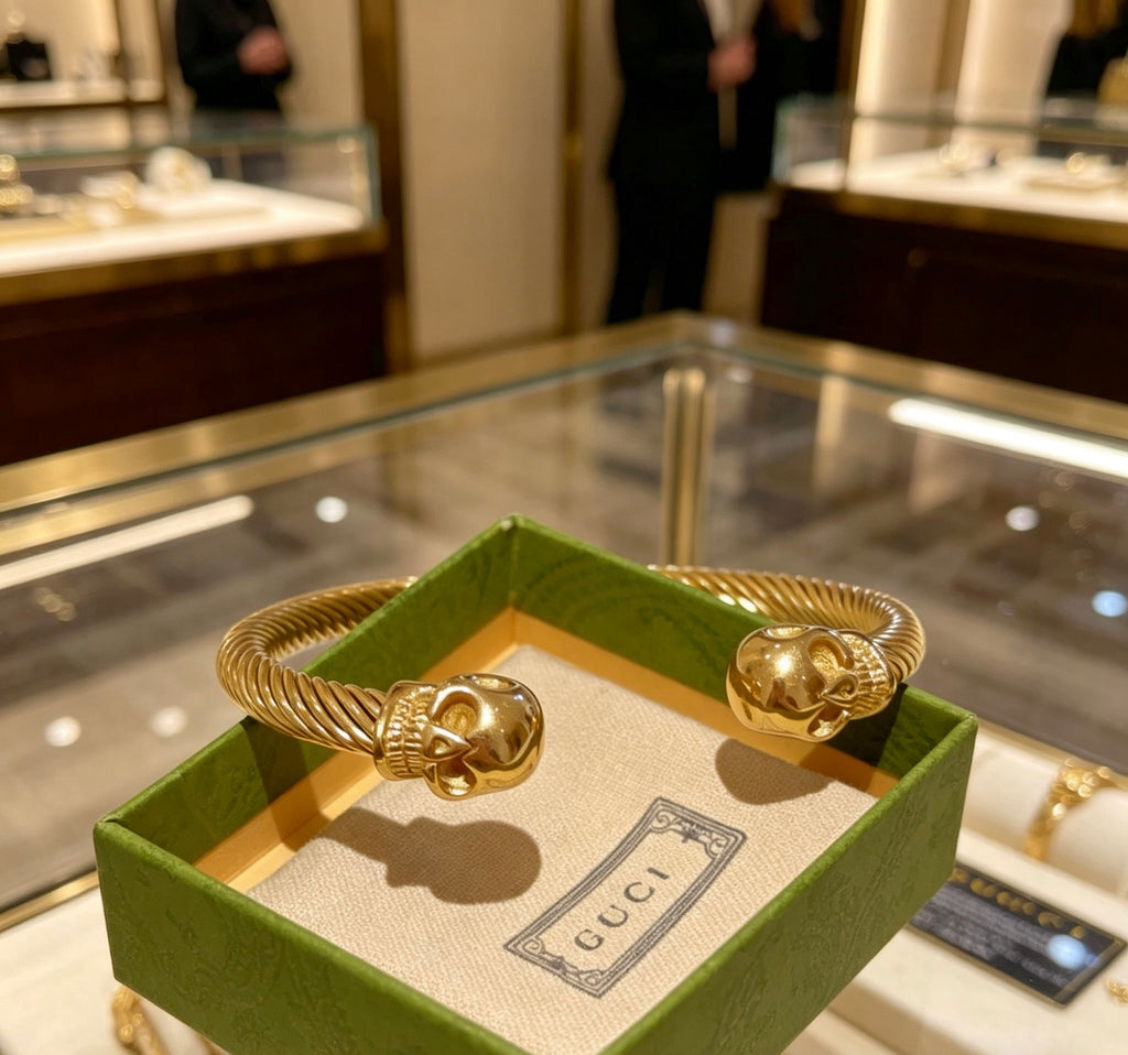 Gucci Anger Forest Interlocking G Antiqued Bangle - album image 5