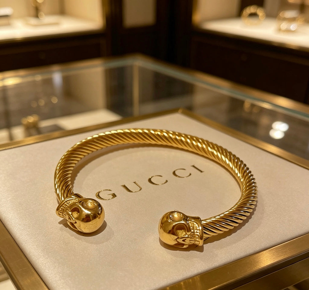 Gucci Anger Forest Interlocking G Antiqued Bangle - album image 1