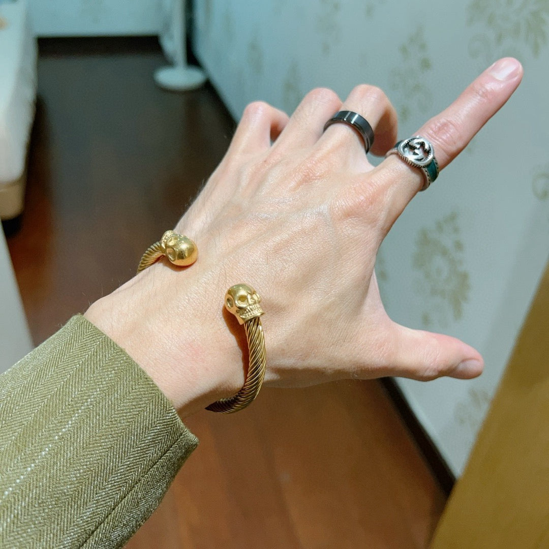 Gucci Anger Forest Interlocking G Antiqued Bangle - album image 3