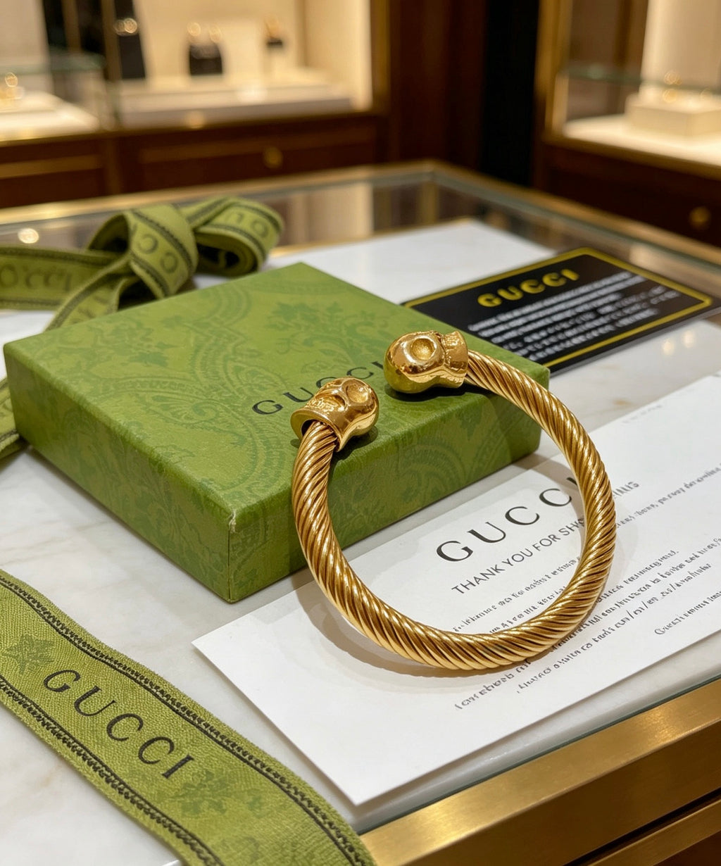 Gucci Anger Forest Interlocking G Antiqued Bangle - album image 7
