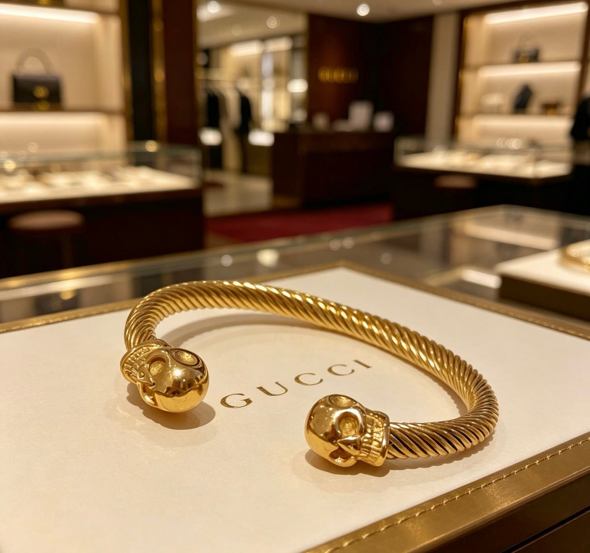 Gucci Anger Forest Interlocking G Antiqued Bangle - album image 2