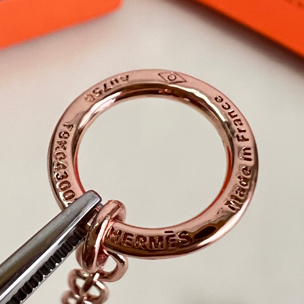 Hermès Rose Gold-Tone Link Chain Necklace - album image 6