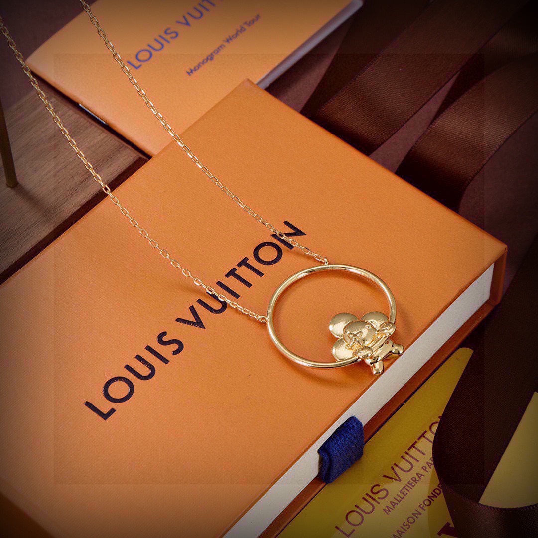 Louis Vuitton Circular Flower Pendant Necklace - album image 5