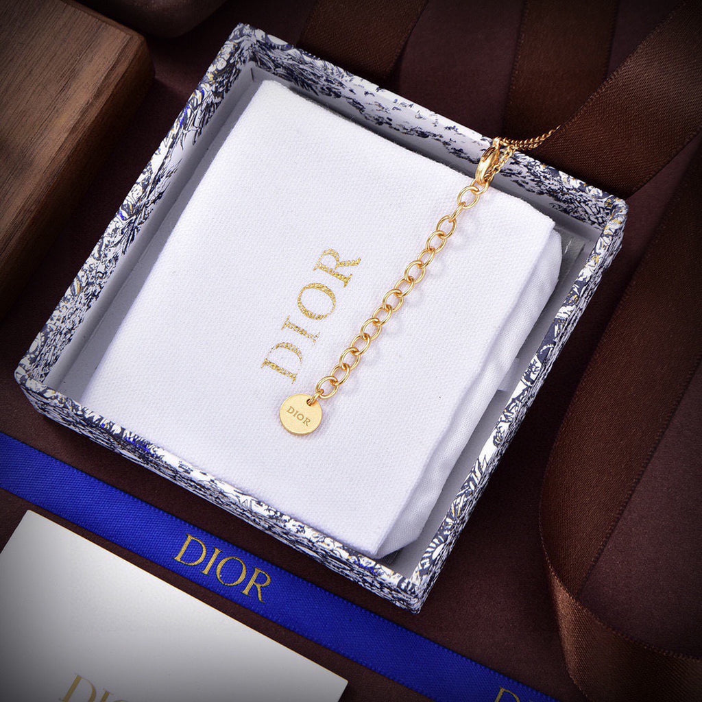 Dior Colored Round Disc Necklace - product image 7
