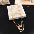Dior Large Vertical CD Pendant Necklace - product image 1