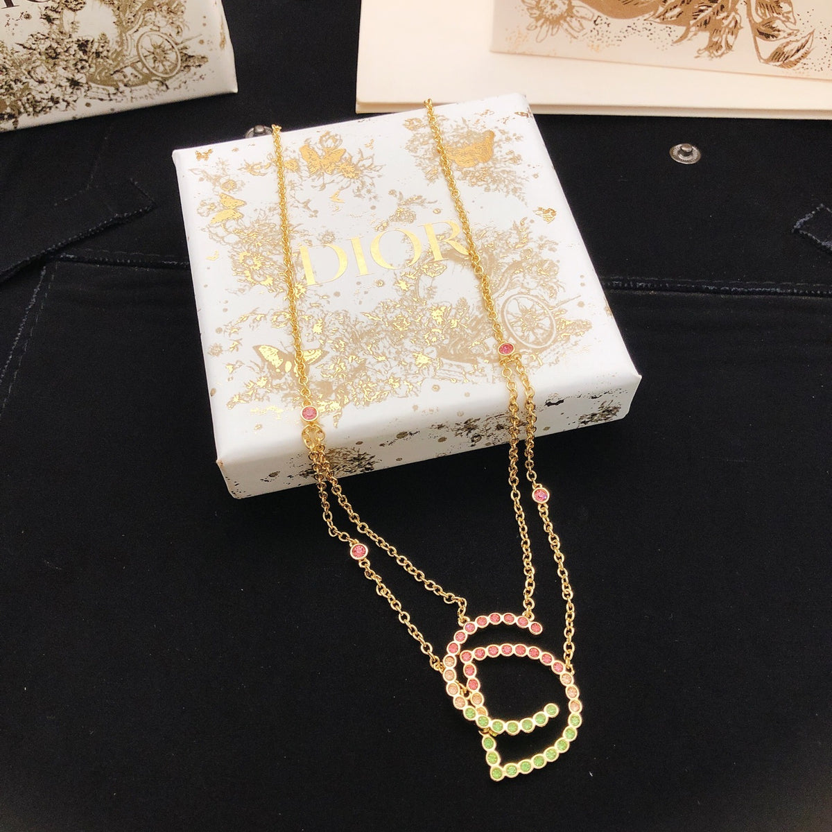 Dior Large Vertical CD Pendant Necklace - product image 1